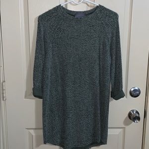 Cherish Army Green Sweater Dress
